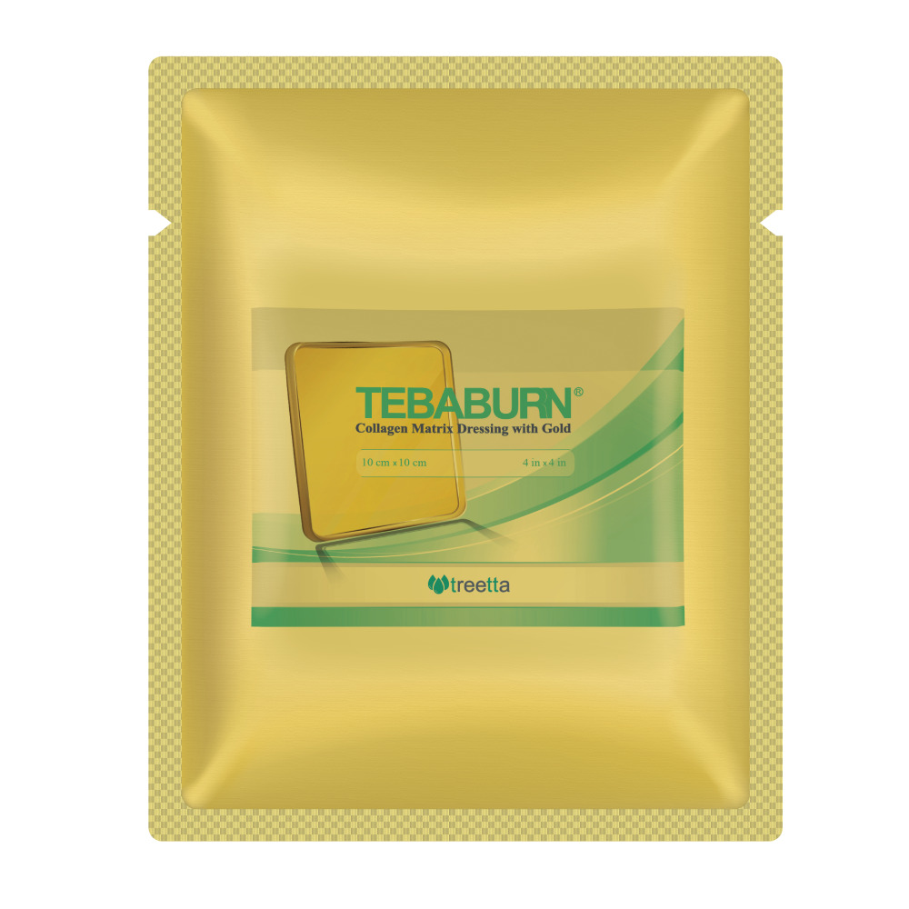 TEBABURN TEBABURN - ضمادة مصفوفة الكولاجين بالذهب - الصورة 1